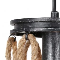 LNC Industrial Farmhouse Rope Mini Pendant Hot Sale 16 LNC Industrial Farmhouse Rope Mini Pendant Hot Sale