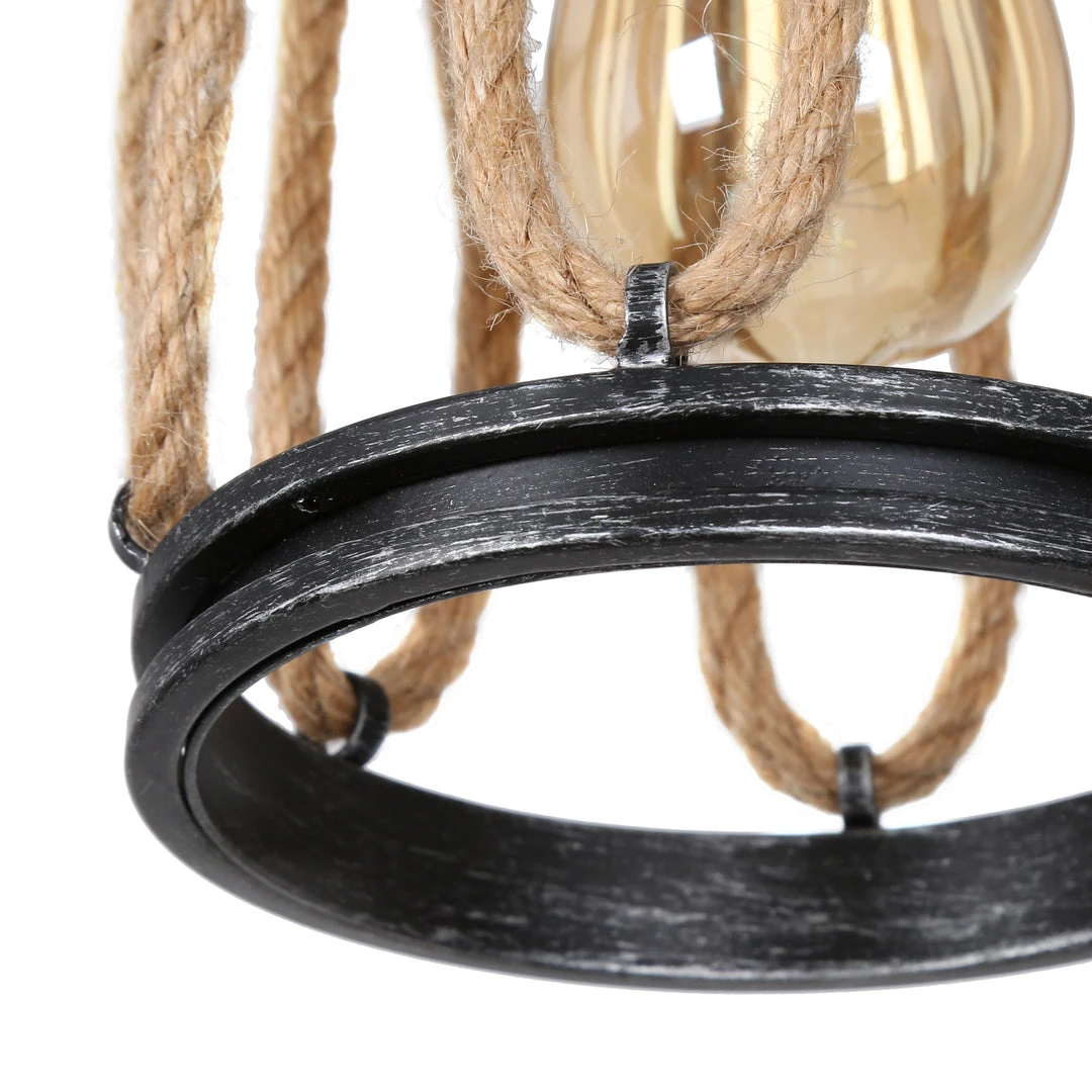 LNC Industrial Farmhouse Rope Mini Pendant Hot Sale 10 LNC Industrial Farmhouse Rope Mini Pendant Hot Sale