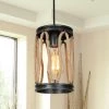 LNC Industrial Farmhouse Rope Mini Pendant Hot Sale