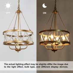 Hot Sale LNC Modern Rose Gold Bohemian Chandelier