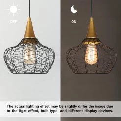 LNC Modern Industrial Wire Pendant Modern Pendants