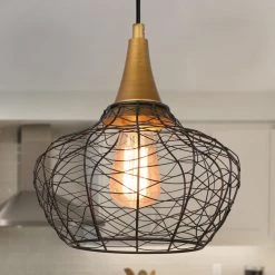 LNC Modern Industrial Wire Pendant Modern Pendants