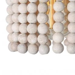 Uolfin LNC Modern Wood Bead Drape Mini Pendant Hot Sale