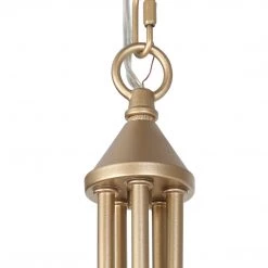 LNC Rose Gold Modern Chandelier With Glass Globes