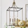 LNC Modern Vintage Rustic Chandelier