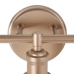 Modern LNC Rose Gold Clear Glass Vanity Light