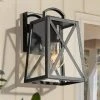 LNC Black Modern Outdoor Geometric Wall Sconce Outdoor Lights