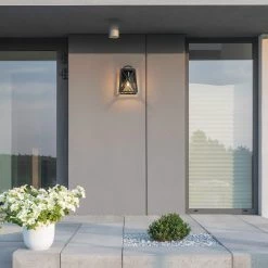 LNC Black Modern Outdoor Geometric Wall Sconce Outdoor Lights 16 LNC Black Modern Outdoor Geometric Wall Sconce Outdoor Lights
