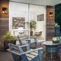 LNC Black Modern Outdoor Geometric Wall Sconce Outdoor Lights 23 LNC Black Modern Outdoor Geometric Wall Sconce Outdoor Lights