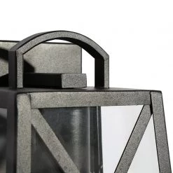 LNC Black Modern Outdoor Geometric Wall Sconce