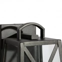 LNC Black Modern Outdoor Geometric Wall Sconce