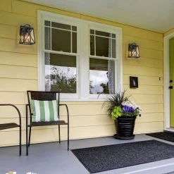 LNC Black Modern Outdoor Geometric Wall Sconce