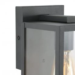 LNC Black Modern Classic Single Vanity Light