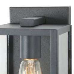 LNC Black Modern Classic Single Vanity Light