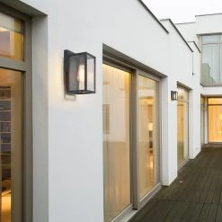 LNC Black Modern Classic Single Vanity Light