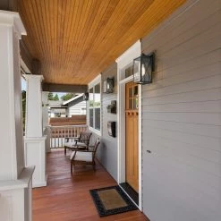 LNC Black Geometric Wire Single Vanity Light