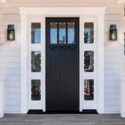 Outdoor Lights LNC Black Modern Simple Classic Wall Light