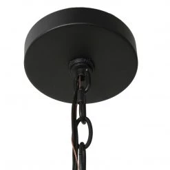 LNC Black Modern Classic Frame Pendant Light