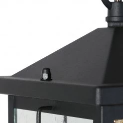 LNC Black Modern Classic Frame Pendant Light