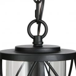 Uolfin LNC Black Modern Classic Outdoor Hanging Pendant Lighting
