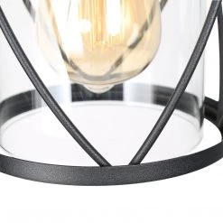 Uolfin LNC Black Modern Classic Outdoor Hanging Pendant Lighting