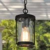 Uolfin LNC Black Modern Outdoor Hanging Pendant Light Hot Sale