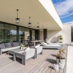 LNC Black Classic Outdoor Hanging Light-Clearance Outdoor Hanging Lights