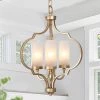 LNC Modern Flower Gold Pendant-3 Lights