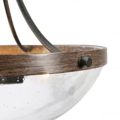 Chandeliers LNC Modern Half-bowl Pendant-3 Lights