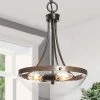 Chandeliers LNC Modern Half-bowl Pendant-3 Lights