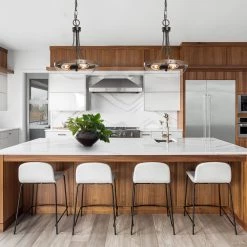 Chandeliers LNC Modern Half-bowl Pendant-3 Lights