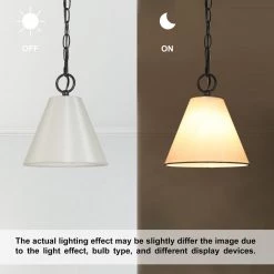 LNC Modern Fabric Shade Pendant Pendants