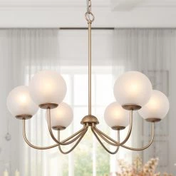 LNC Modern Classic Chandelier-6 Lights Chandeliers