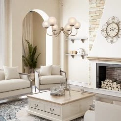 LNC Modern Classic Chandelier-6 Lights Chandeliers