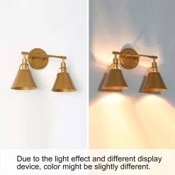 Modern LNC Home - Industrial Bell Wall Light - 2 Lights Hot Sale