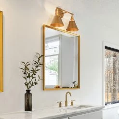 Modern LNC Home - Industrial Bell Wall Light - 2 Lights Hot Sale