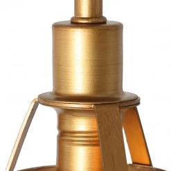 Modern LNC Gold Vanity Light With Tapered Glass Shades - 2 Lights