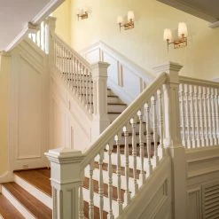 LNC Gold Vanity Light, Modern Bathroom Light-2 Light Hot Sale