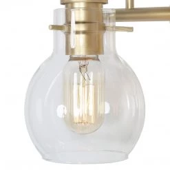 Hot Sale LNC Modern Gold Bathroom Light-2 Lights 17 Hot Sale LNC Modern Gold Bathroom Light-2 Lights