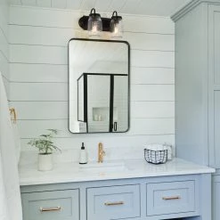 LNC Modern Black Vanity Light-2 Light