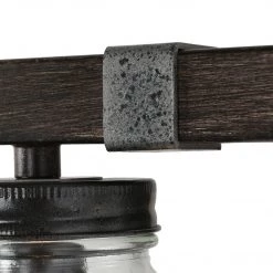 Hot Sale LNC Mason Jar Vanity Light-2 Lights