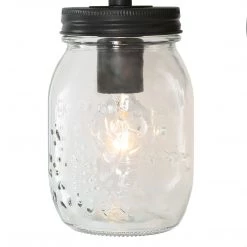 Hot Sale LNC Mason Jar Vanity Light, Rustic Vanity Light-2 Lights