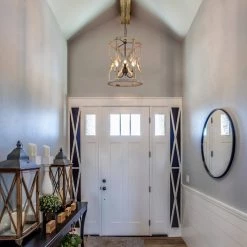 LNC Farmhouse Round Lantern Pendants-3 Lights 13 LNC Farmhouse Round Lantern Pendants-3 Lights