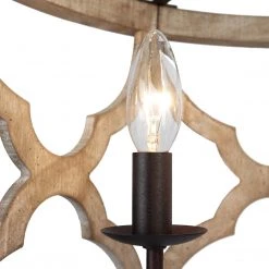 Bedroom Lights LNC Farmhouse Vintage Semi-flush Light-3 Lights