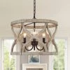 Bedroom Lights LNC Farmhouse Vintage Semi-flush Light-3 Lights
