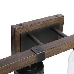 LNC Farmhouse Mason Jar Vanity Light-4 Lights