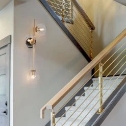 Lighting LNC Modern Gold Vanity - 3 Lights