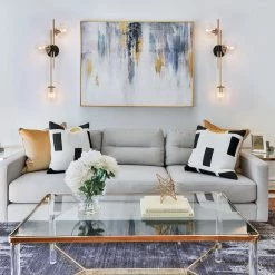 Lighting LNC Modern Gold Vanity - 3 Lights